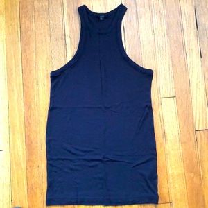 COS NWOT rich navy ribbed racerback tank